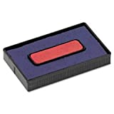 Felt Replacement Ink Pad For 2000plus Economy Message Dater, Red/blue By: COSCO