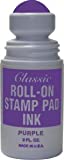 Roll-on Stamp Pad Ink Violet