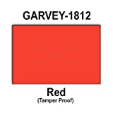 280,000 Garvey Compatible 1812 Warm Red General Purpose Labels to fit the G-Series 18-5, G-Series 18-6, G-Series18-7 Price Guns. Full Case + includes 20 ink rollers.