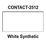 200,000 Contact 2512 compatible White General Purpose Labels for Contact 25-8, Contact 25-9 Price Guns. Full Case + 20 ink rollers. WITH Security Cuts.