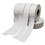 Contact Price Gun Replacement Labels - White Pricing Labels for Contact 5.22, 66.22, 77.22, 88.22 & 2216 Price Guns. 1-Sleeve Includes, 9-Rolls (9,000 Labels) and 1 Premium Ink Roller