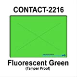 180,000 Contact 2216 (Special Packaging) Fluorescent Green General Purpose Labels to fit the Contact 22-66, Contact 22-77, Contact 22-88 Price Guns. Full Case + includes 20 ink rollers.