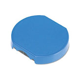 Trodat T46140 Dater Replacement Pad, 1 5/8, Blue