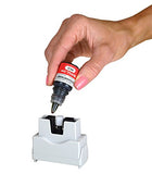 ACCU-STAMP2 Message Stamp with Shutter, 1-Color, FILE COPY, 1-5/8" x 1/2" Impression, Pre-Ink, Red Ink (035596)