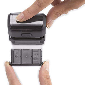 Trodat Economy Self-Inking Do It Yourself Message Stamp, Stamp Impression Size: 3/4 x 1-7/8 Inches, Black (5915)