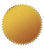 Great Papers! Gold Foil Certificate Seal, 100Count Model: Office Supply Product Store