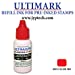 Ultimark Refill Ink for All Pre-Inked Stamps, 15 ml Bottle, 5 Colors Option (Red Ink)