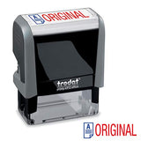 Original Trodat Printy 4912 Self-Inking Two Color Stock Message Stamp