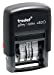 Trodat Economy Self-Inking Date Stamps, Stamp Impression Size: 3/8 x 1-1/4 Inches, Black, 2-Pack (E4828)