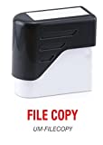 Ultimark Pre Inked Stock Message Stamp - FILE COPY - Red Ink by Trodat