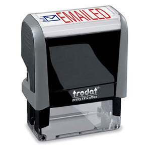 E-MAILED Trodat Printy 4912 Self-Inking Two Color Stock Message Stamp