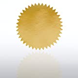 Blank Certificate Seal - Gold