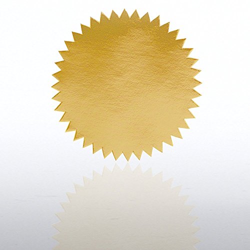 Blank Certificate Seal - Gold