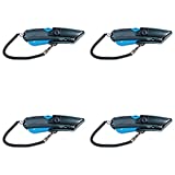 Garvey 091524 Safety Cutter with Holster, Black/Blue, 4 Packs