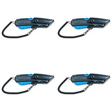 Garvey 091524 Safety Cutter with Holster, Black/Blue, 4 Packs