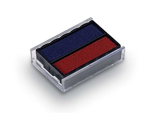 Rubber Stamp Creation Replacement Pad for Trodat 4850 Self Inking Stamp - Blue/Red Ink Color