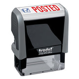 Posted Trodat Printy 4912 Self-Inking Two Color Stock Message Stamp