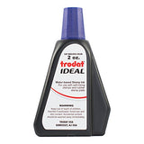 Trodat 53217 Ideal Premium Replacement Ink for Use with Most Self Inking and Rubber Stamp Pads, 2 oz, Violet