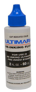 Ultimark Ink, 2 Oz. Bottle (Blue)