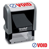 Void Trodat Printy 4912 Self-Inking Two Color Stock Message Stamp