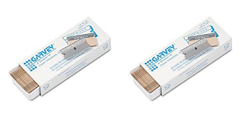 Garvey Economy Single Edge Cutter Blade, Box of 100 (40475), 2 Packs