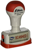 Shiny Title Stamp - "SCANNED", Two Color (TEN030)