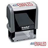 E-MAILED Trodat Printy 4912 Self-Inking Two Color Stock Message Stamp