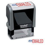 E-MAILED Trodat Printy 4912 Self-Inking Two Color Stock Message Stamp