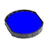 Cosco R 30 Round Stamp Replacement Pad, Blue Ink