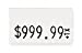 Garvey White Pricing Label Kit, Number of Lines 1 - pkg. of 3