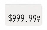 Garvey White Pricing Label Kit, Number of Lines 1 - pkg. of 3