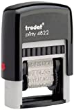 Trodat Printy Economy 12 Message Multi-Word Band Stamp, 4mm Print (4822)