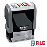 File Trodat Printy 4912 Self-Inking Two Color Stock Message Stamp