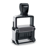 Trodat Professional 12-Message Stamp, Dater, Self-Inking, 2 1/4 x 3/8, Black