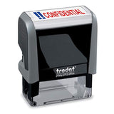 Confidential Trodat Printy 4912 Self-Inking Two Color Stock Message Stamp