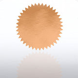 Blank Certificate Seal - Bronze