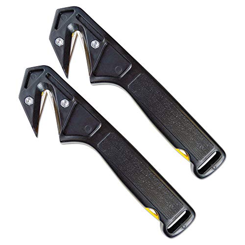 Band/Strap Knife, Black [Set of 2]