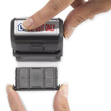 Deposit ONLY Trodat Printy 4912 Self-Inking Two Color Stock Message Stamp