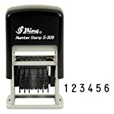 Shiny Self-Inking 6 Band Rubber Numberer - S-309 - BLACK INK (42513-K)