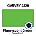 255,000 GENUINE GARVEY 1910 Fluorescent Green General Purpose Labels: full case - 15 ink rollers - tamper proof security cuts [compatible with Monarch Price Guns]