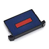 Trodat 6/4750 Replacement Ink Pad for Trodat 4750 and 4750L, 2 Color Red and Blue Ink