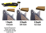 Modern Box Cutter for Food Industry with Stainless Steel Blades - High Productivity and Unique Features with 100% guaranttee (1000 Series, Orange)