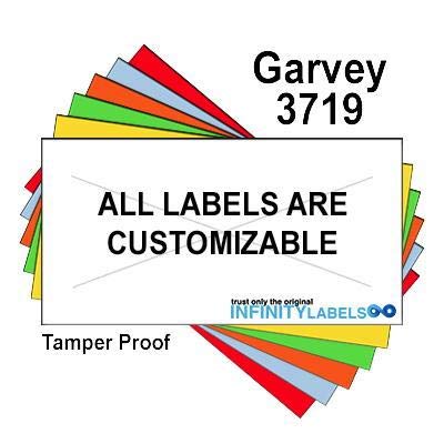 80,000 Garvey Compatible 3719 Fluorescent Orange General Purpose Labels to fit the G-Series 37-12/12, G-Series 37-6P, G-Series 37-7P Price Guns. Full Case.