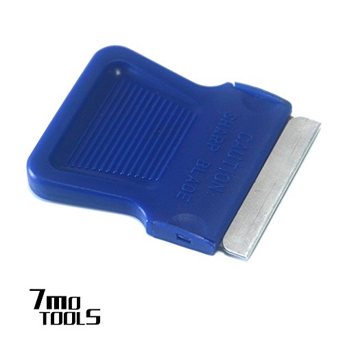 7MO Allway Tool-Mini Razor Blade Scraper-Single Edge Razor Paint Scraper-Window Glass Razor Scraper-5 pcs