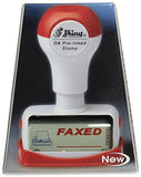 Shiny Title Stamp - "Faxed", Two Color (TEN015)