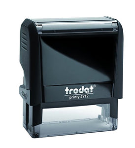 BLACK NEW Replacement Ink Pad for TRODAT Printy 4912 Self Inking Stamps by Trodat