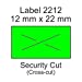 Green Labels for Contact Label Gun Models 6.22, 7.22, 8.22