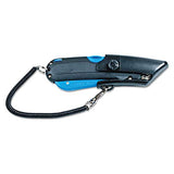 Garvey 091524 Safety Cutter with Holster, Black/Blue, 2 Packs