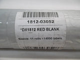 (Qty 11 Sleeves) Garvey 1812-03052 DX1812 Red Blanks