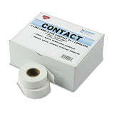 Garvey 090947 One-Line Pricemarker Labels, 7/16 X 13/16, White, 1200/roll, 16 Rolls/box